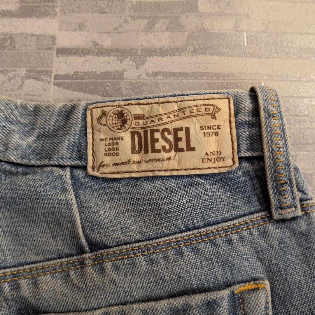 00s DIESEL ワイドフレアデニム Y2K ローライズ タグ付 平成ギャル