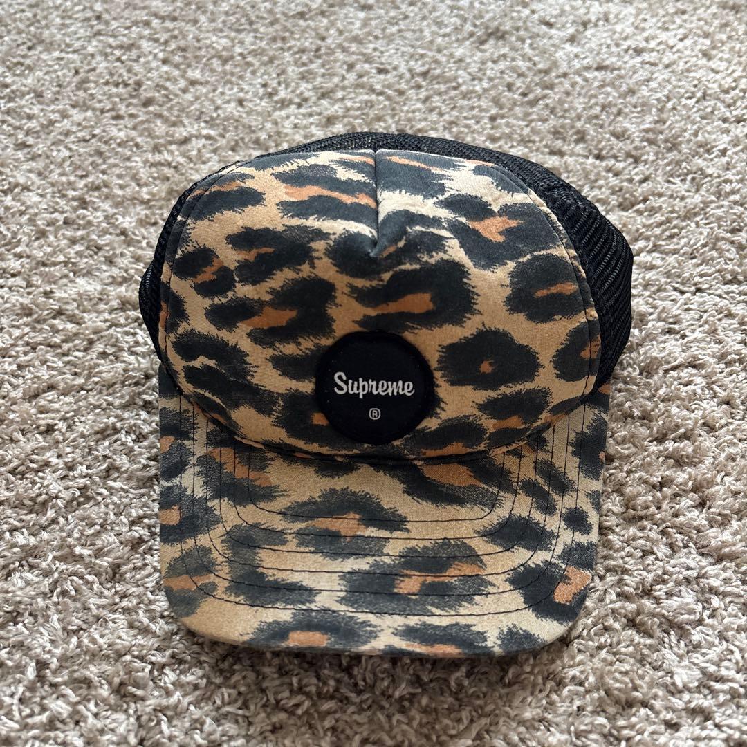 supreme leopard trucker cap 2002 初期 y2k