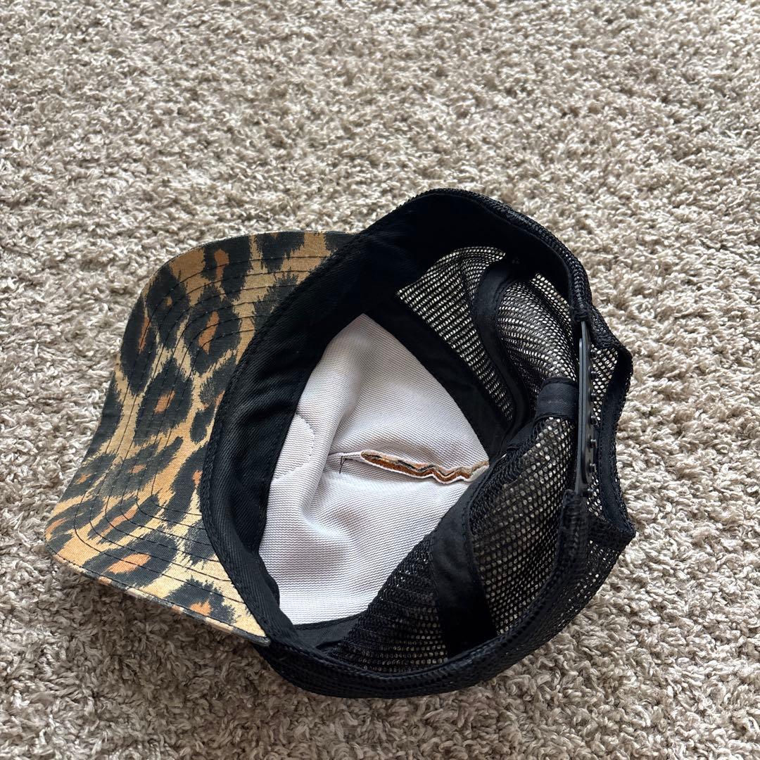 supreme leopard trucker cap 2002 初期 y2k
