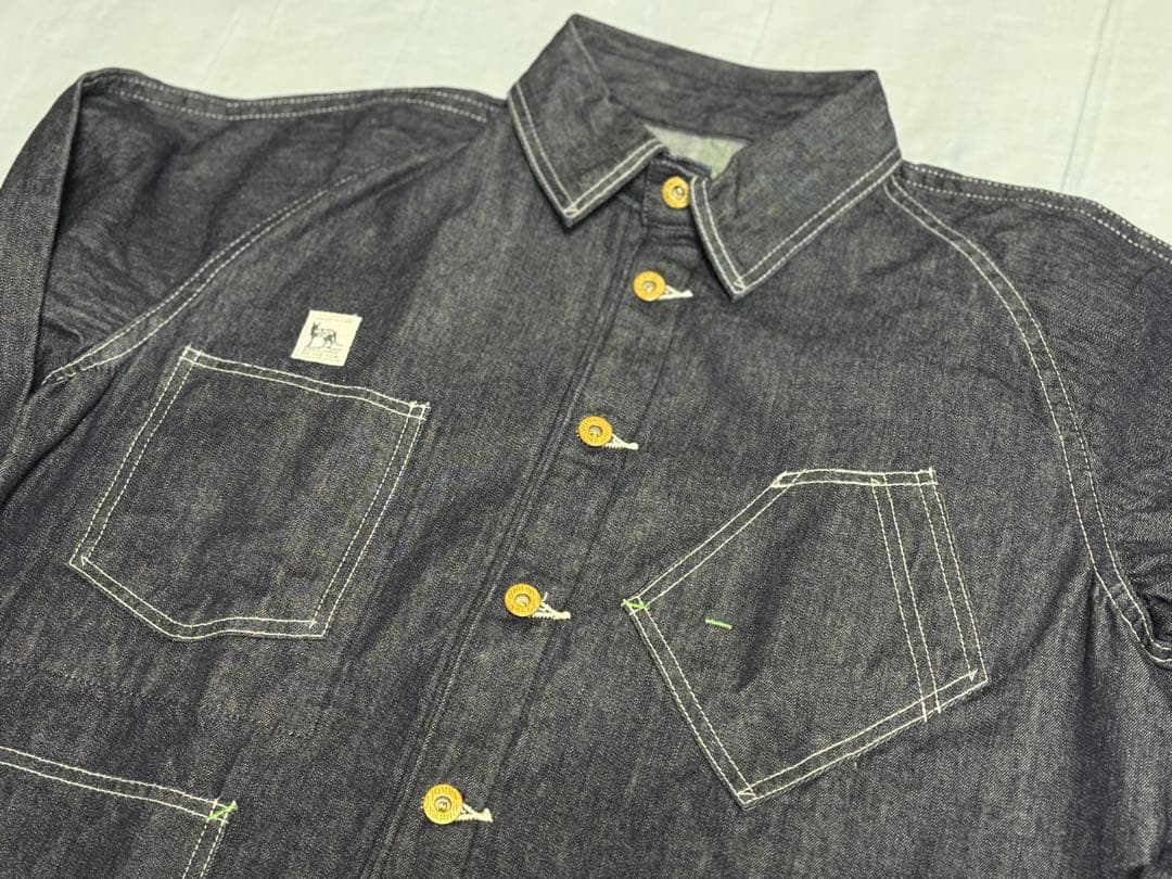 TCBジーンズ　カバーオール　BLACK CAT JACKET 新品 38