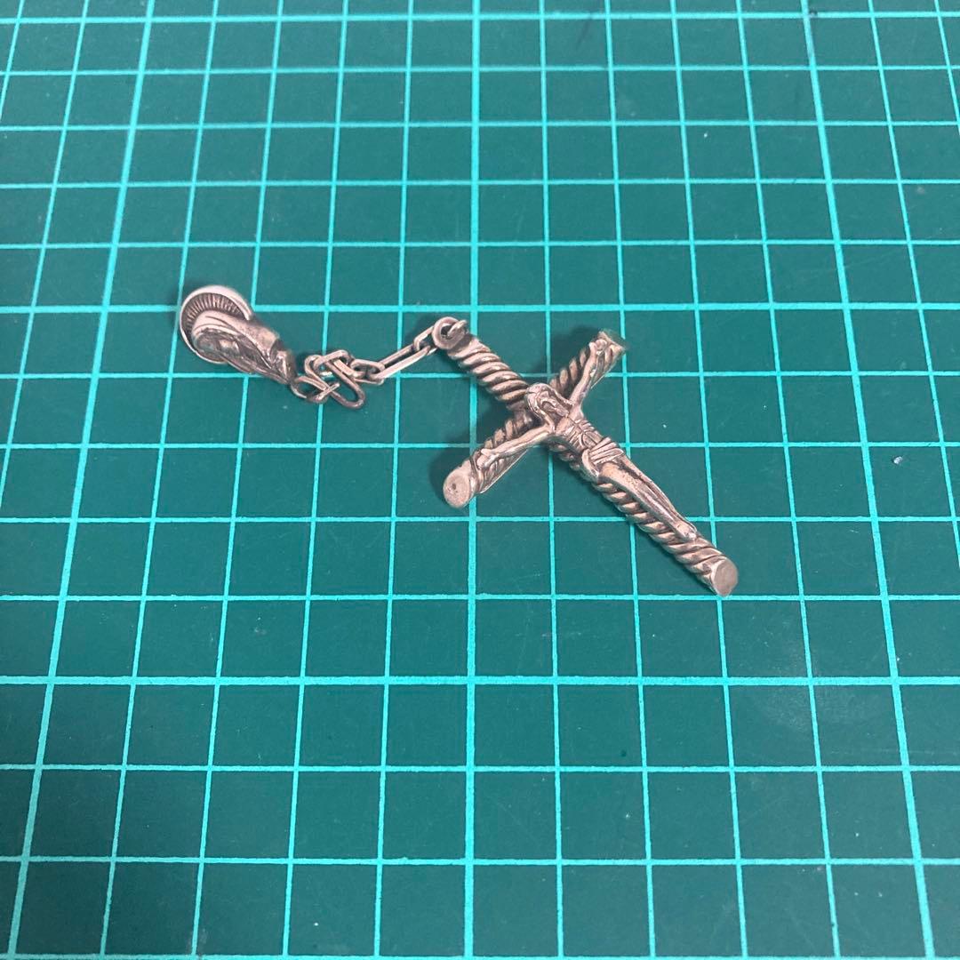 シルバー925 ロザリオ ネックレス　トップ