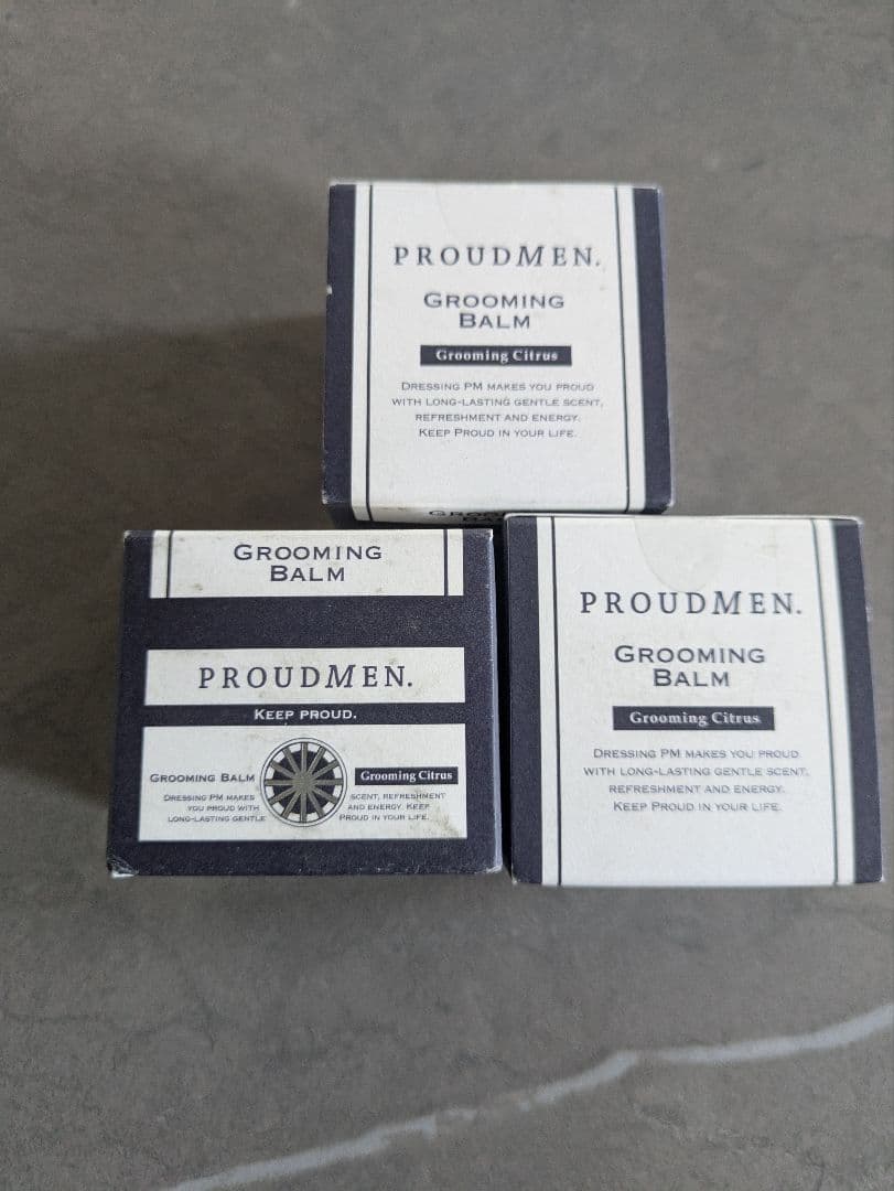【未使用】プラウドメン PROUDMEN グルーミングバーム b 40g 3個