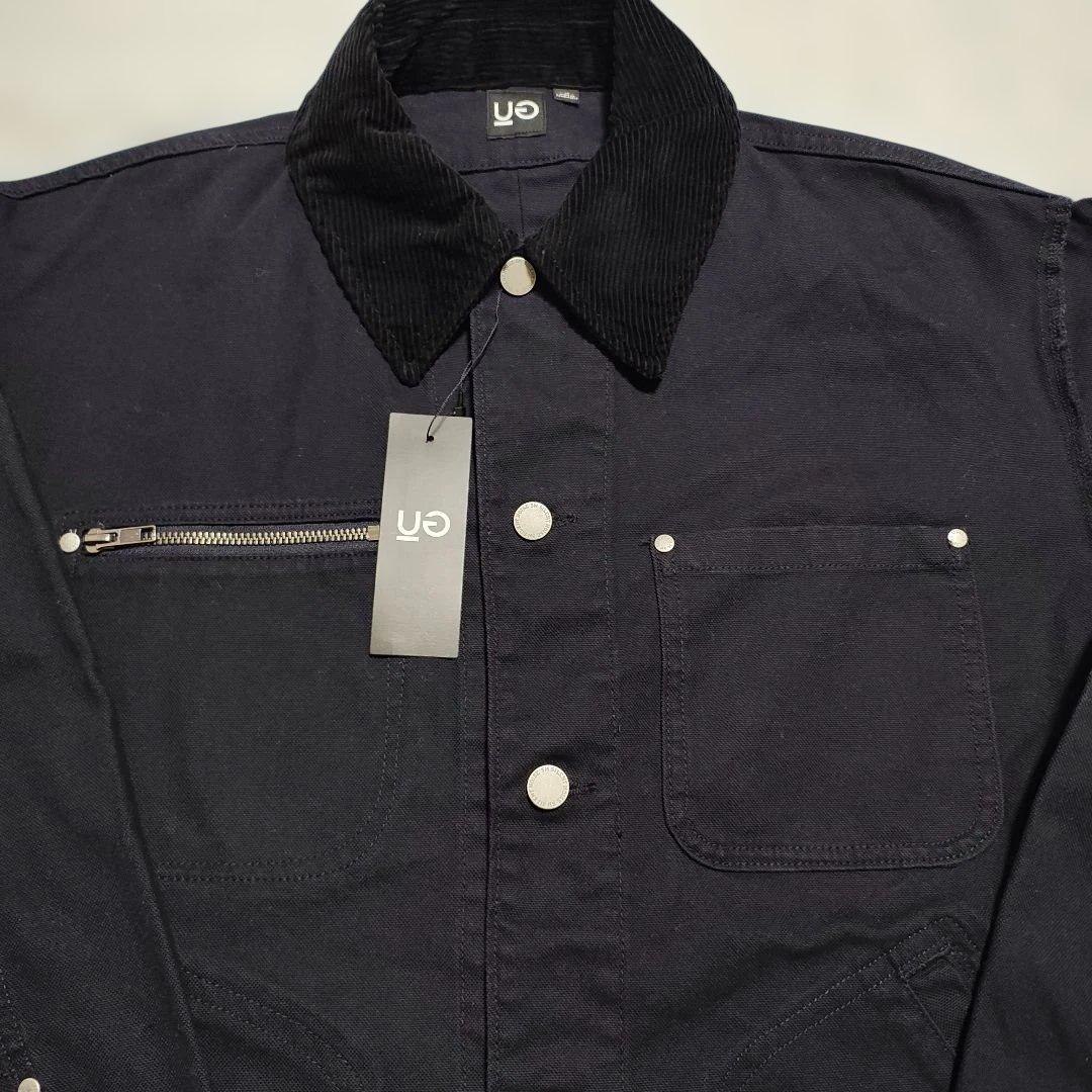未使用タグ付　GU×UNDERCOVER カバーオールジャケット　ネイビー M