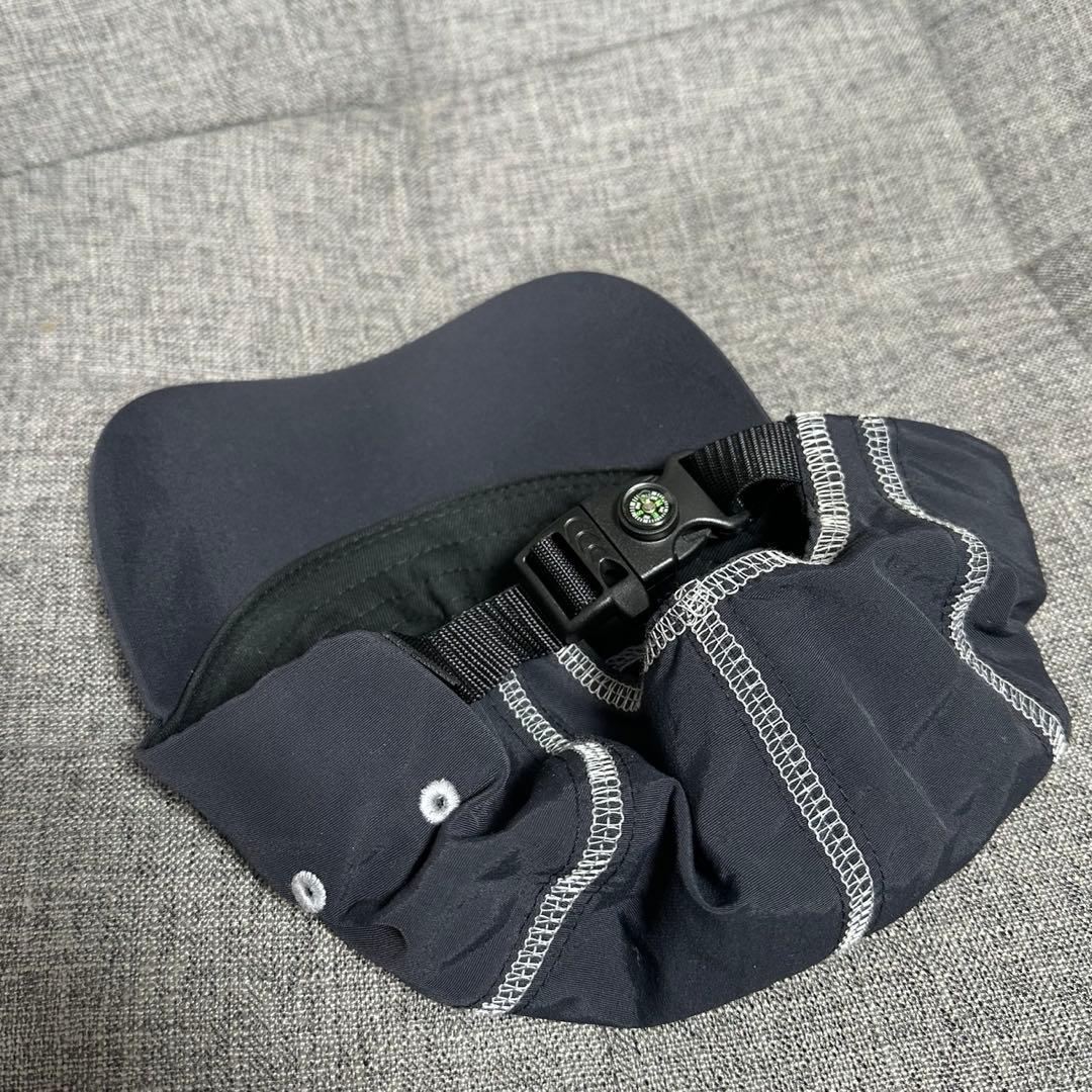 Supreme Reflective Stitch Camp Cap 黒