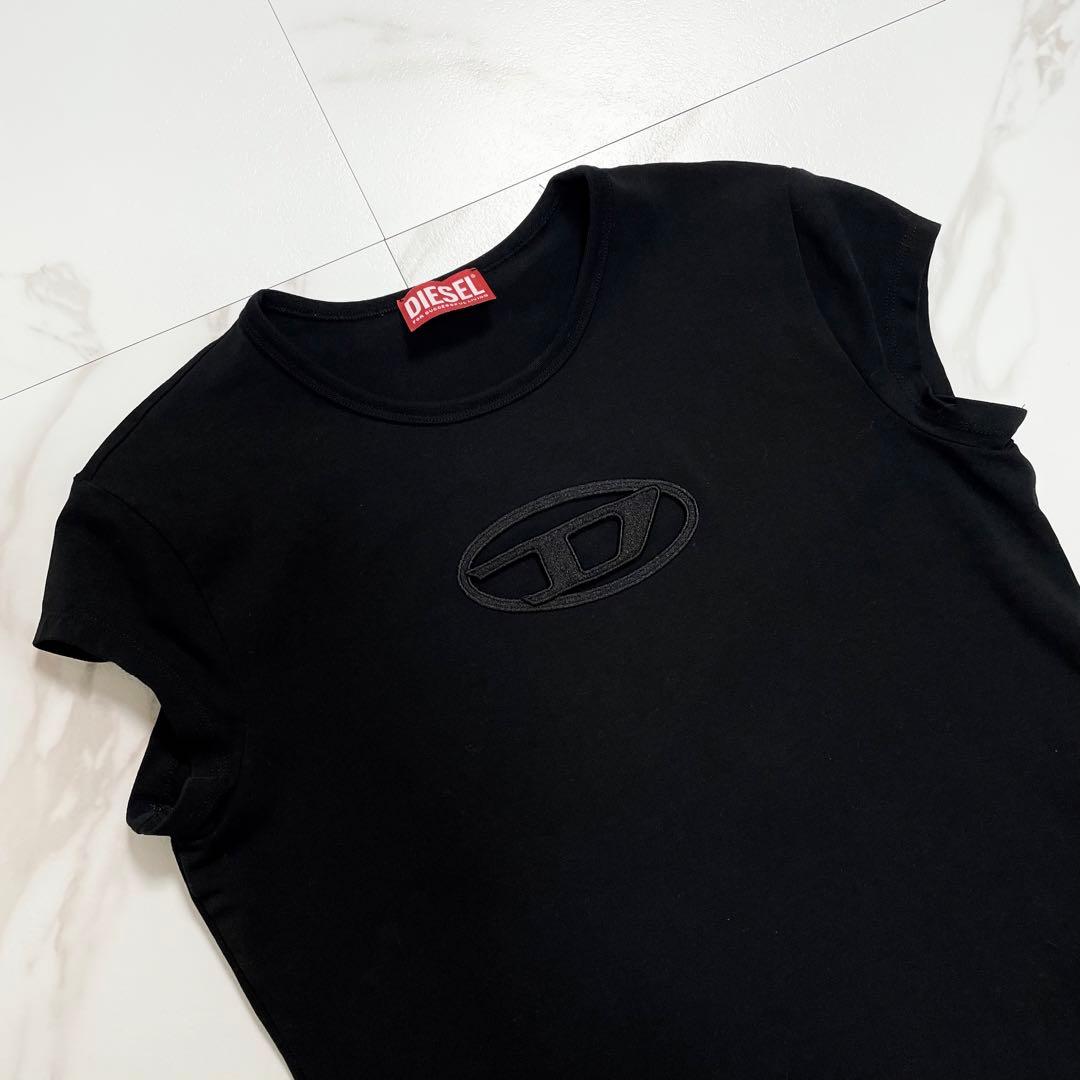 人気✨DIESEL ディーゼル T-ANGIE ロゴTシャツ カットアウト 半袖