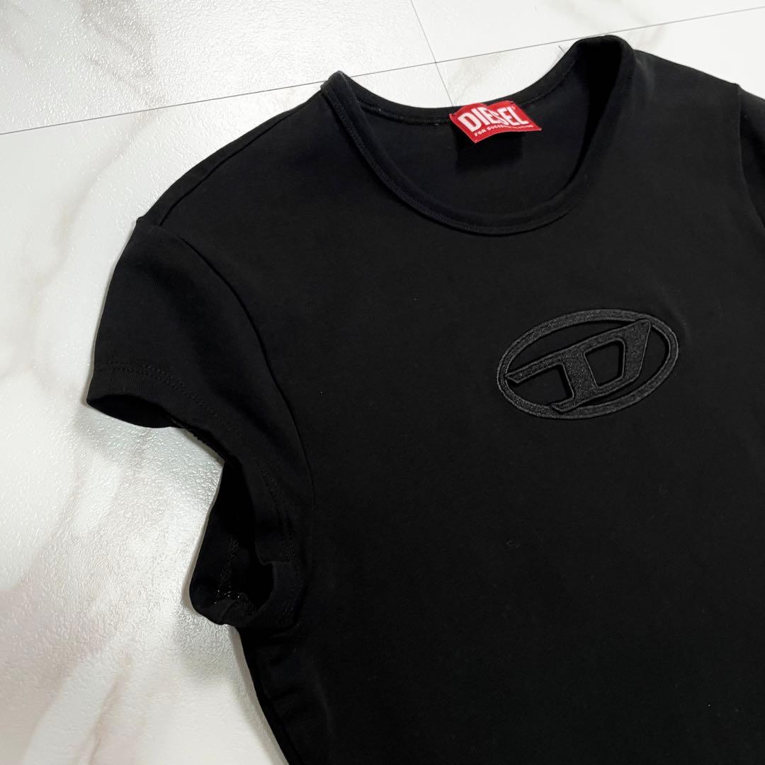 人気✨DIESEL ディーゼル T-ANGIE ロゴTシャツ カットアウト 半袖