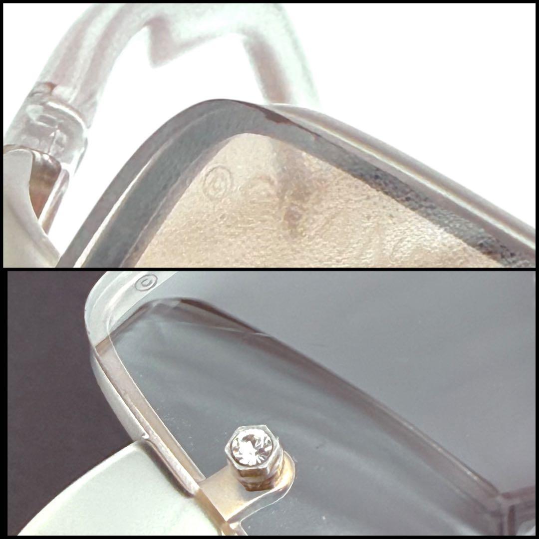 CHANEL シャネル　ハーフリム　スクエア　サングラス　ココマーク