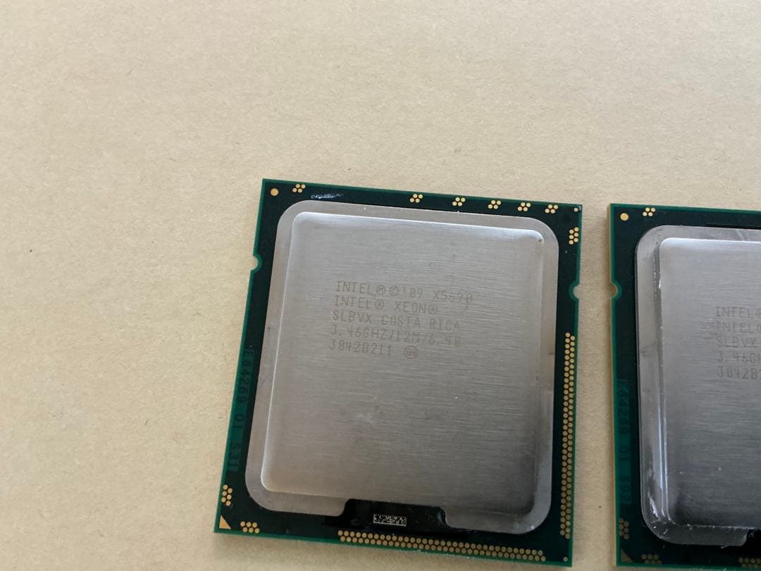intel Xeon X5690　3.46Ghz ★ SLBVX★２個セット