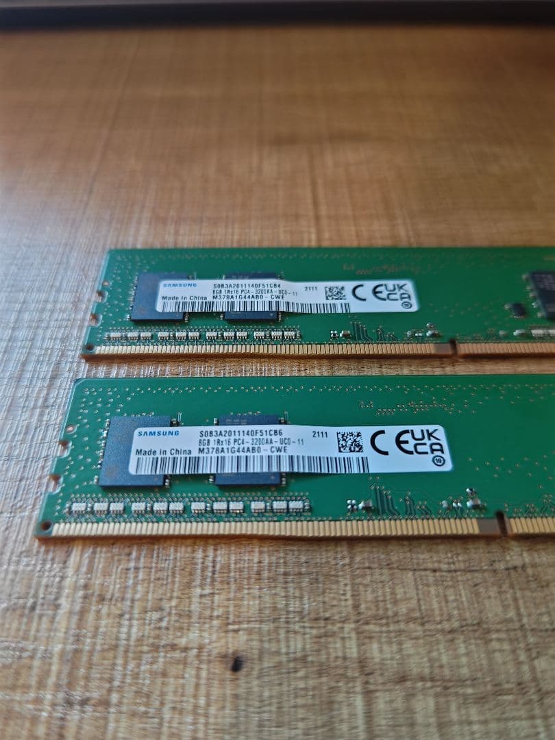 【メモリ診断済】Samsung DDR4-3200 16GB（8x2）