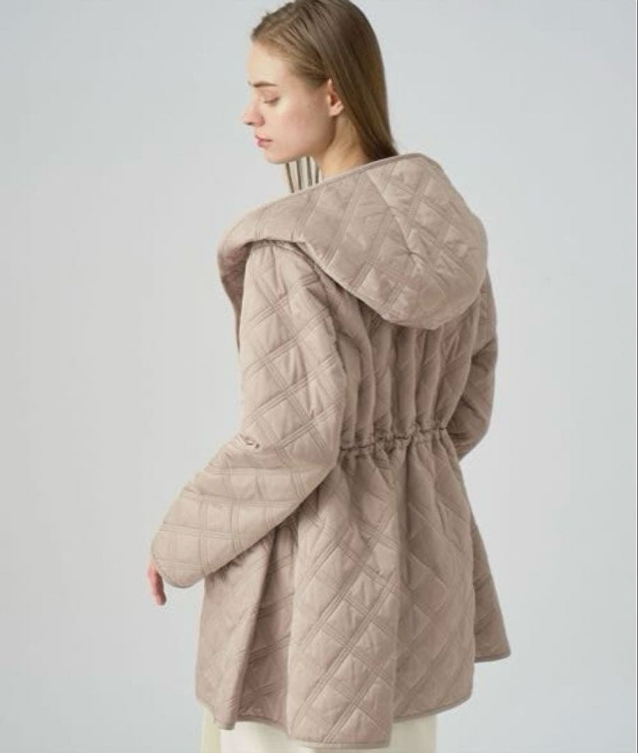 24AW アナイ ANAYI キルティングフードコート 34