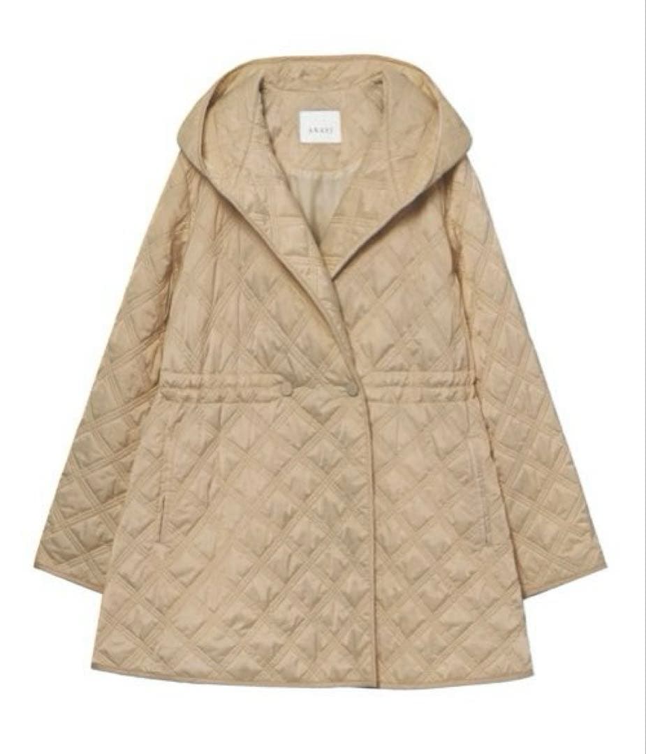 24AW アナイ ANAYI キルティングフードコート 34