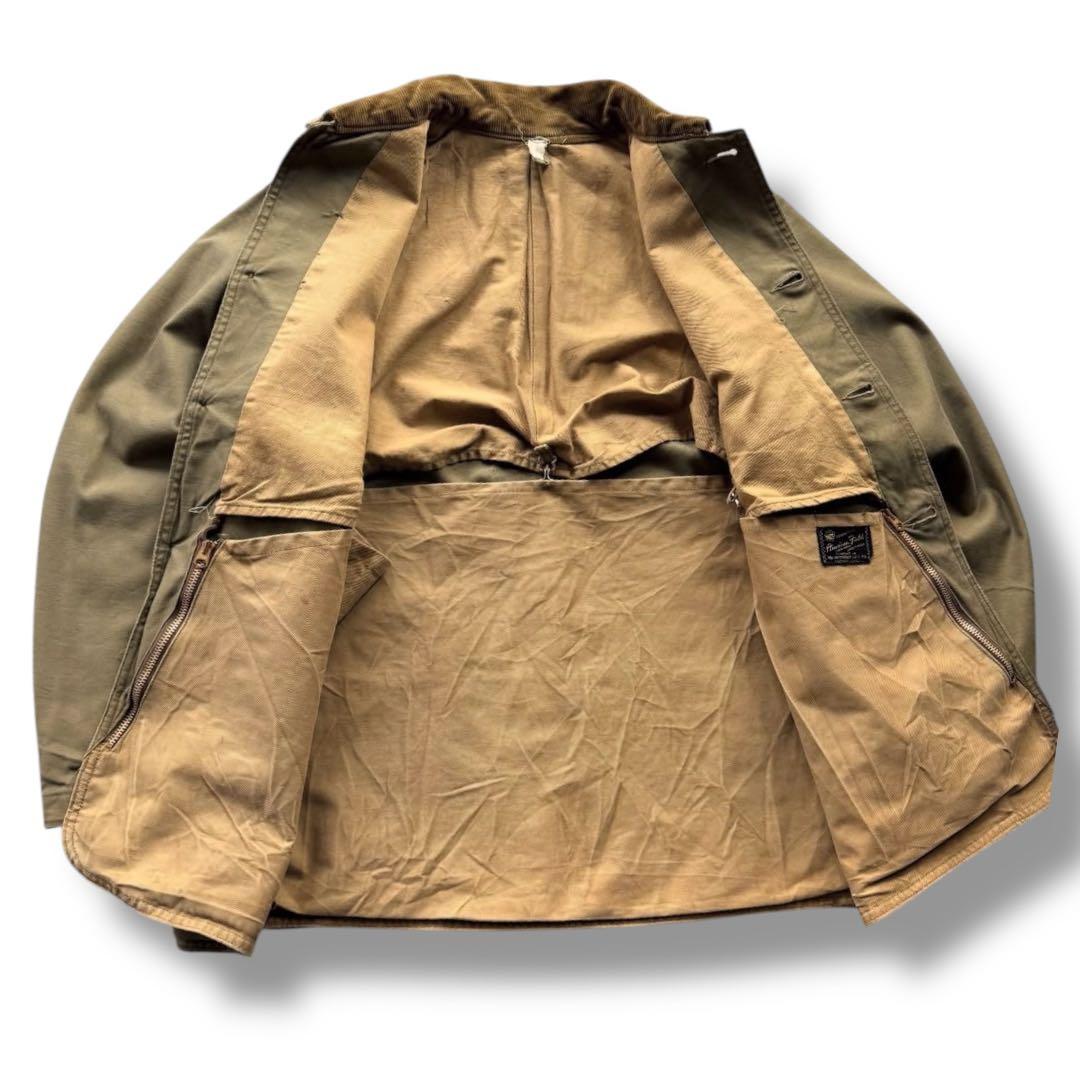 50s TALON ハンティング ジャケットコットンサテン 美品 ヴィンテージ