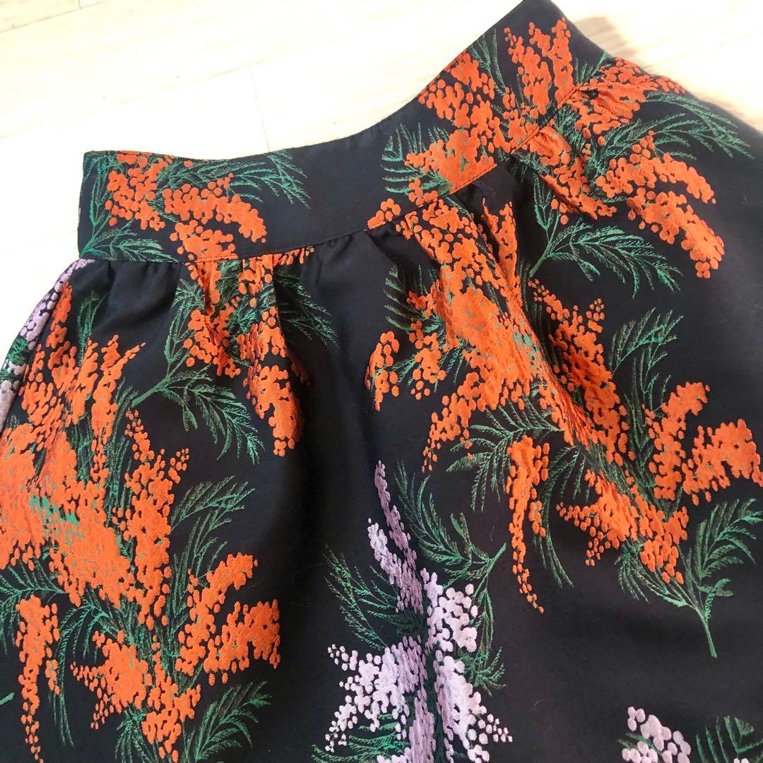アメリAMERI WISTERIA JACQUARD FLARE SKIRT