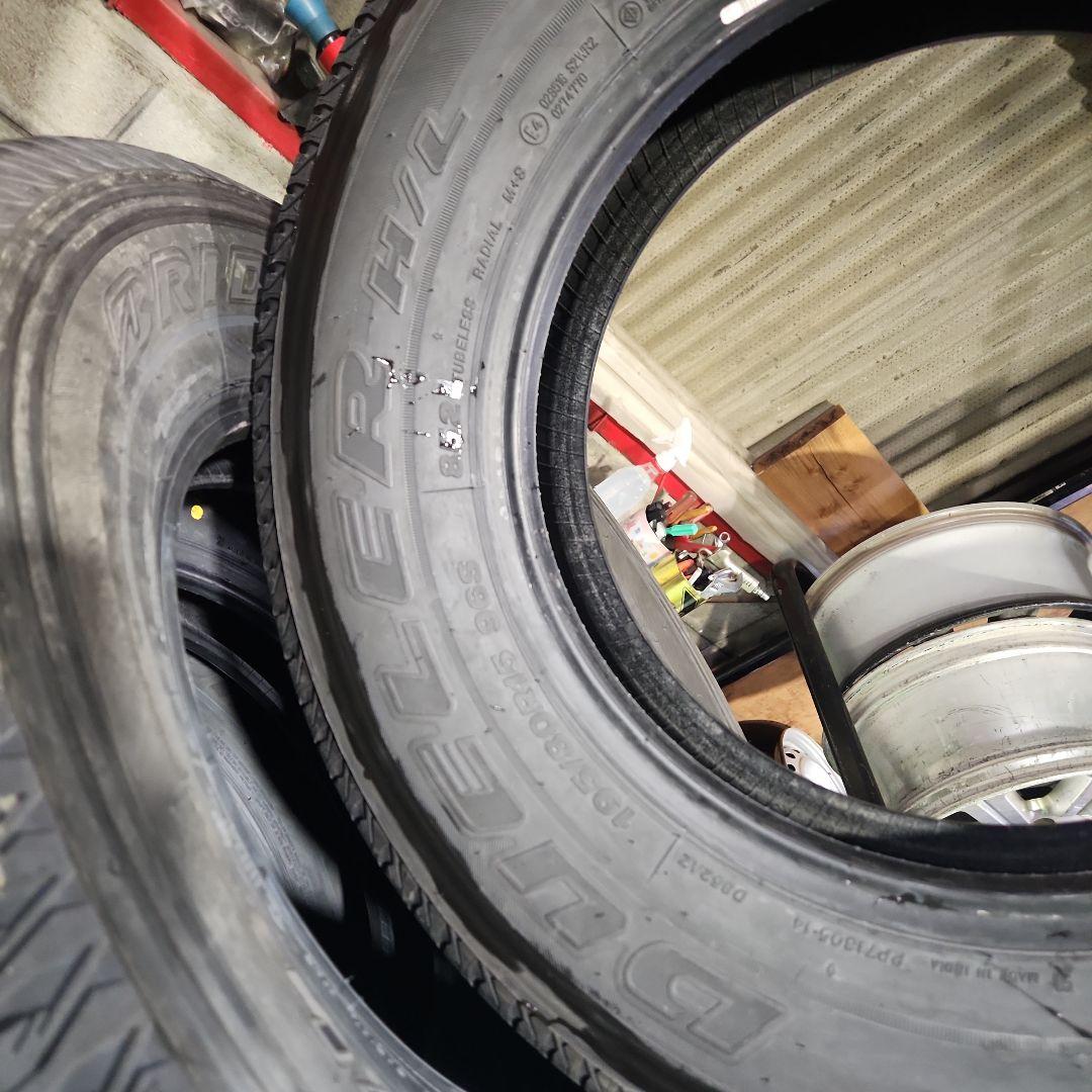 195/80R15　サマータイヤ　4本セット 新車外し　25年製