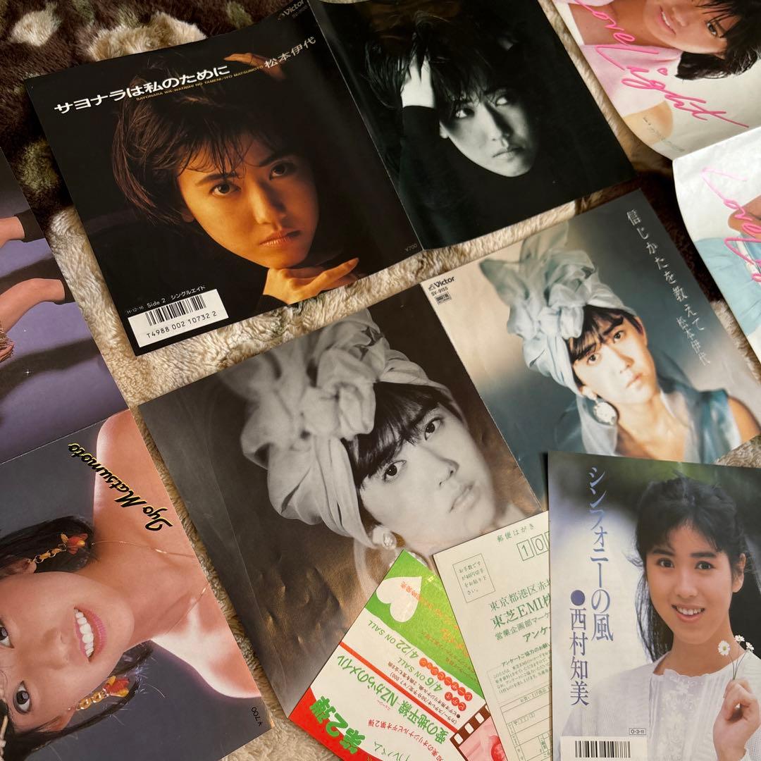 80年代アイドル／松田聖子／中森明菜／中山美穂／南野陽子／浅香唯／レコード／美盤