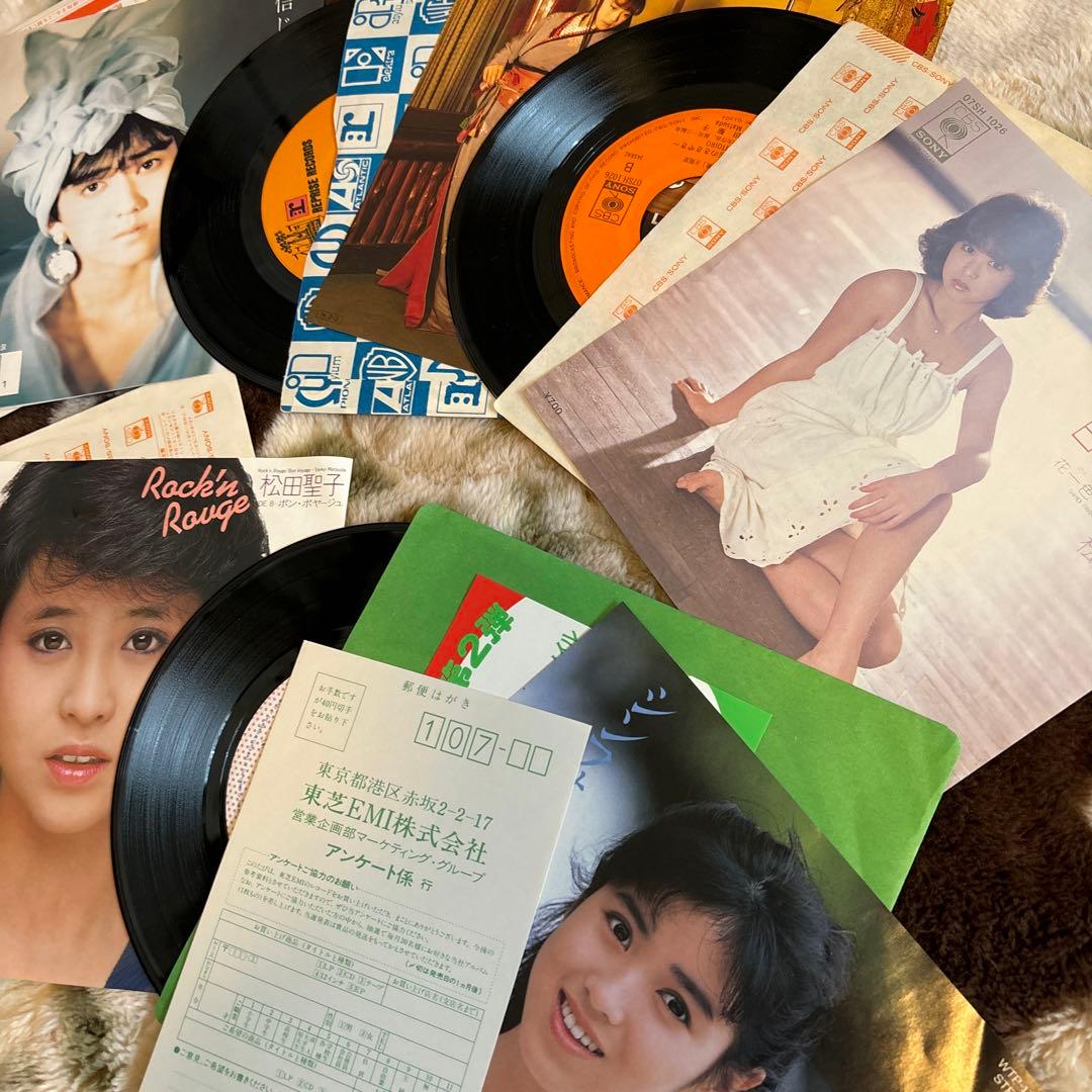 80年代アイドル／松田聖子／中森明菜／中山美穂／南野陽子／浅香唯／レコード／美盤