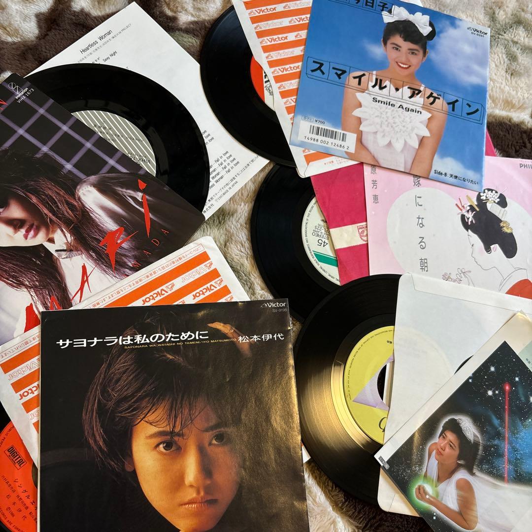 80年代アイドル／松田聖子／中森明菜／中山美穂／南野陽子／浅香唯／レコード／美盤