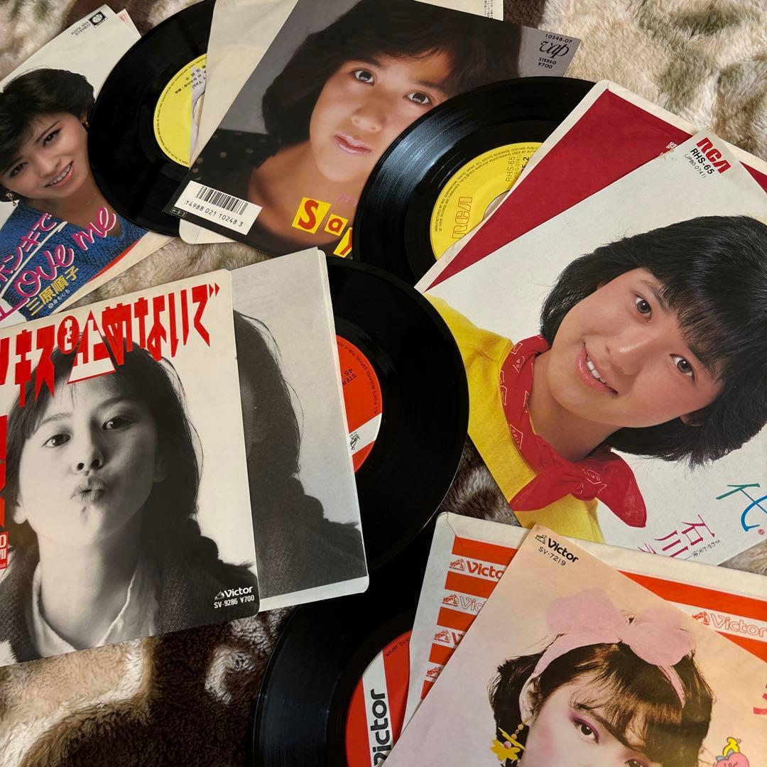 80年代アイドル／松田聖子／中森明菜／中山美穂／南野陽子／浅香唯／レコード／美盤