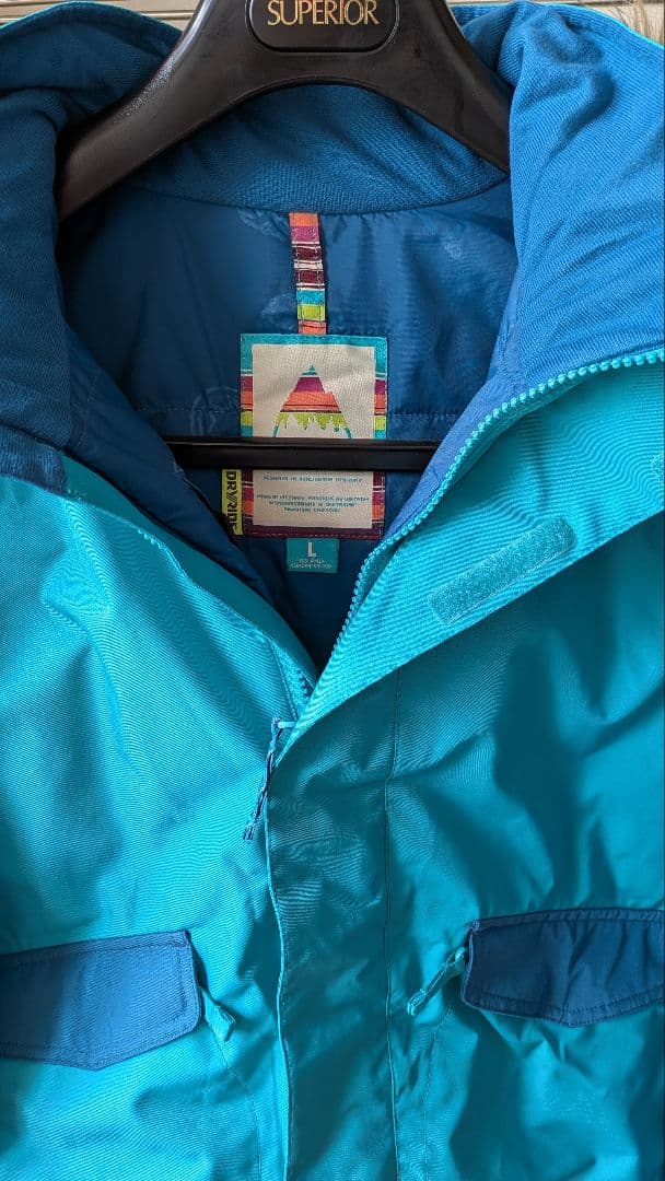 BURTON 子ども用スキー、スノーボードジャケット　 Lサイズ 青