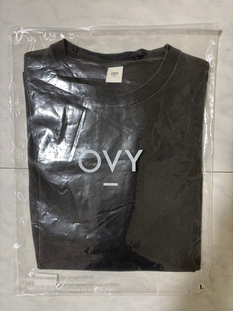 トップス OVY Pigment Dyed Relax Fit T (black)