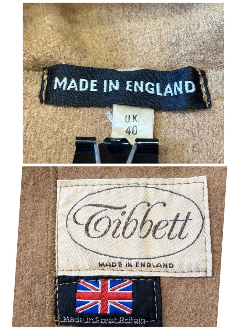 【美品】モンゴメリー Tibbett XL超ロング ダッフルコート 英国製 40