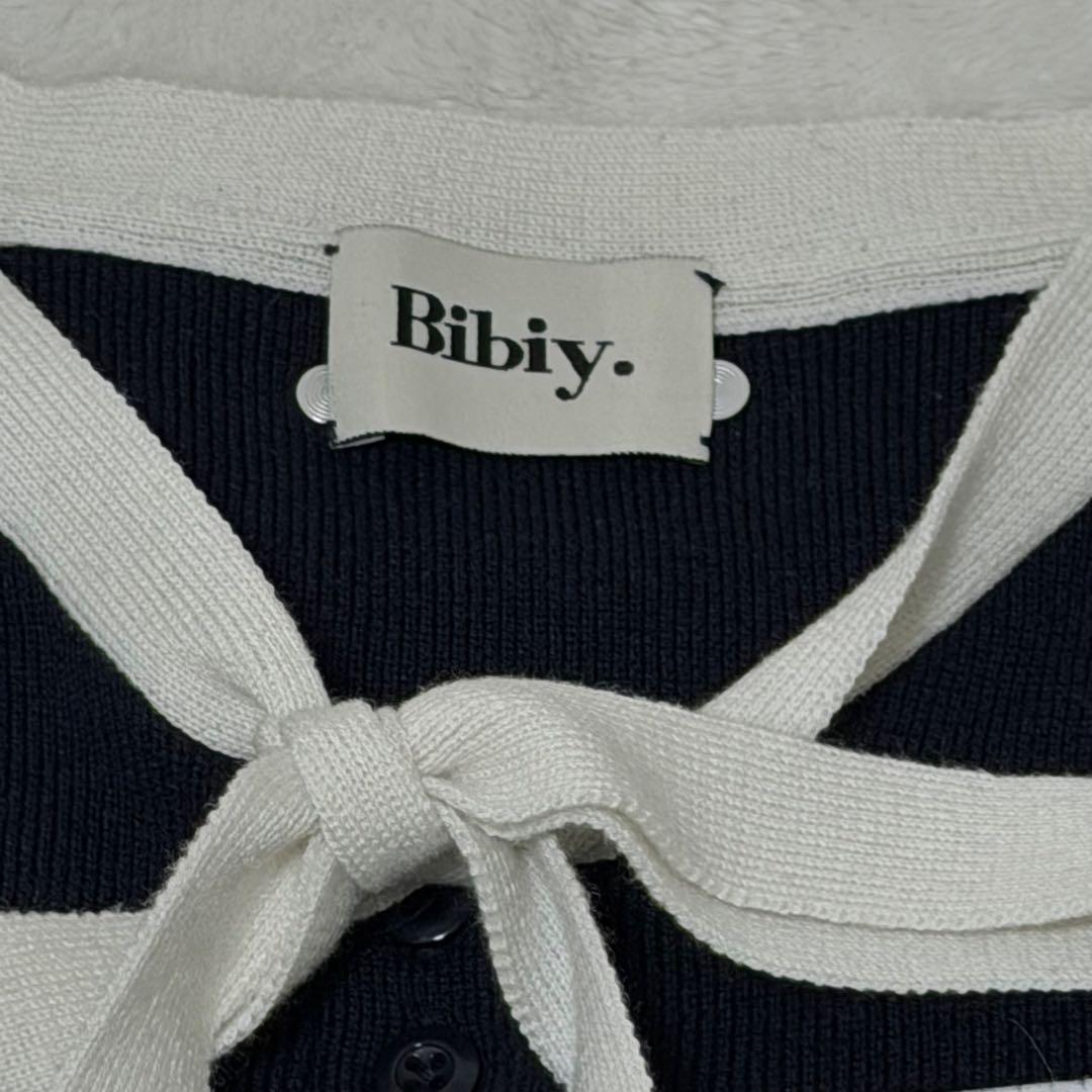 トップス bibiy B. CLUB TIE CARDIGAN