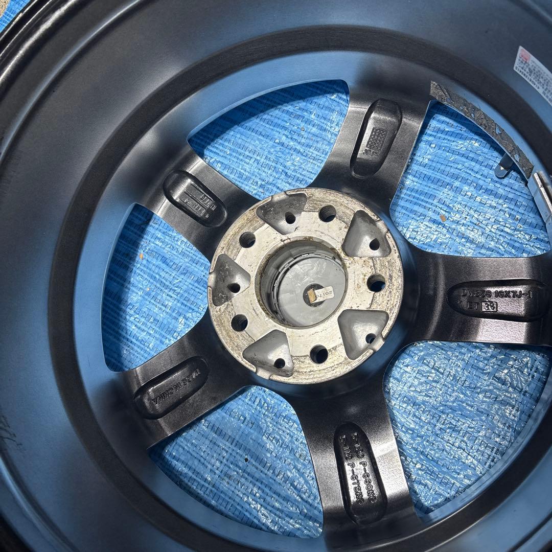 SPORTECNIC １６インチ　ホイール　４本セット　PCD112 ②
