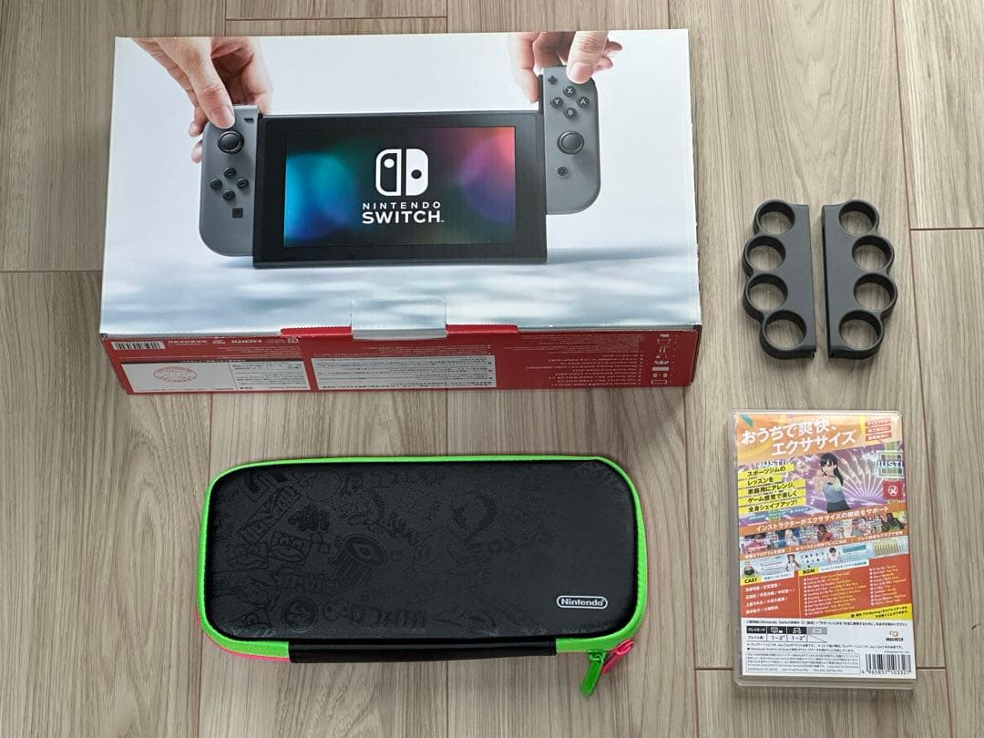 Nintendo Switch 本体 グレー FitBoxing2 ケース付