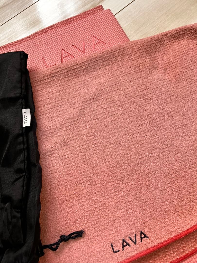 【LAVA】ヨガマット・ヨガタオル・マットケース 3点セット