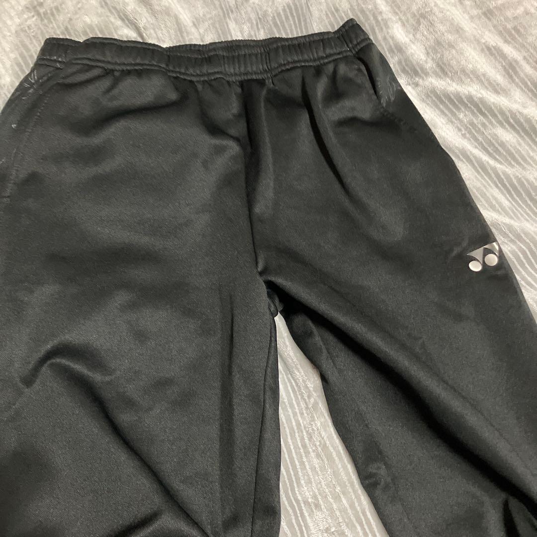 YONEX ブラックジャージ上下セット JP L