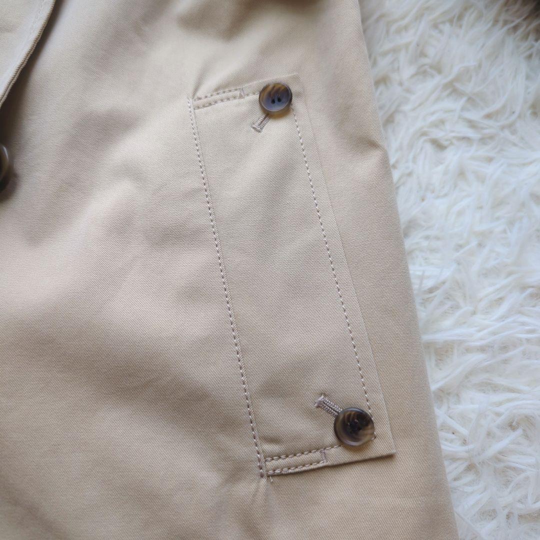美品✨️スローブイエナ ノーカラー トレンチコート ベルト付 40　L