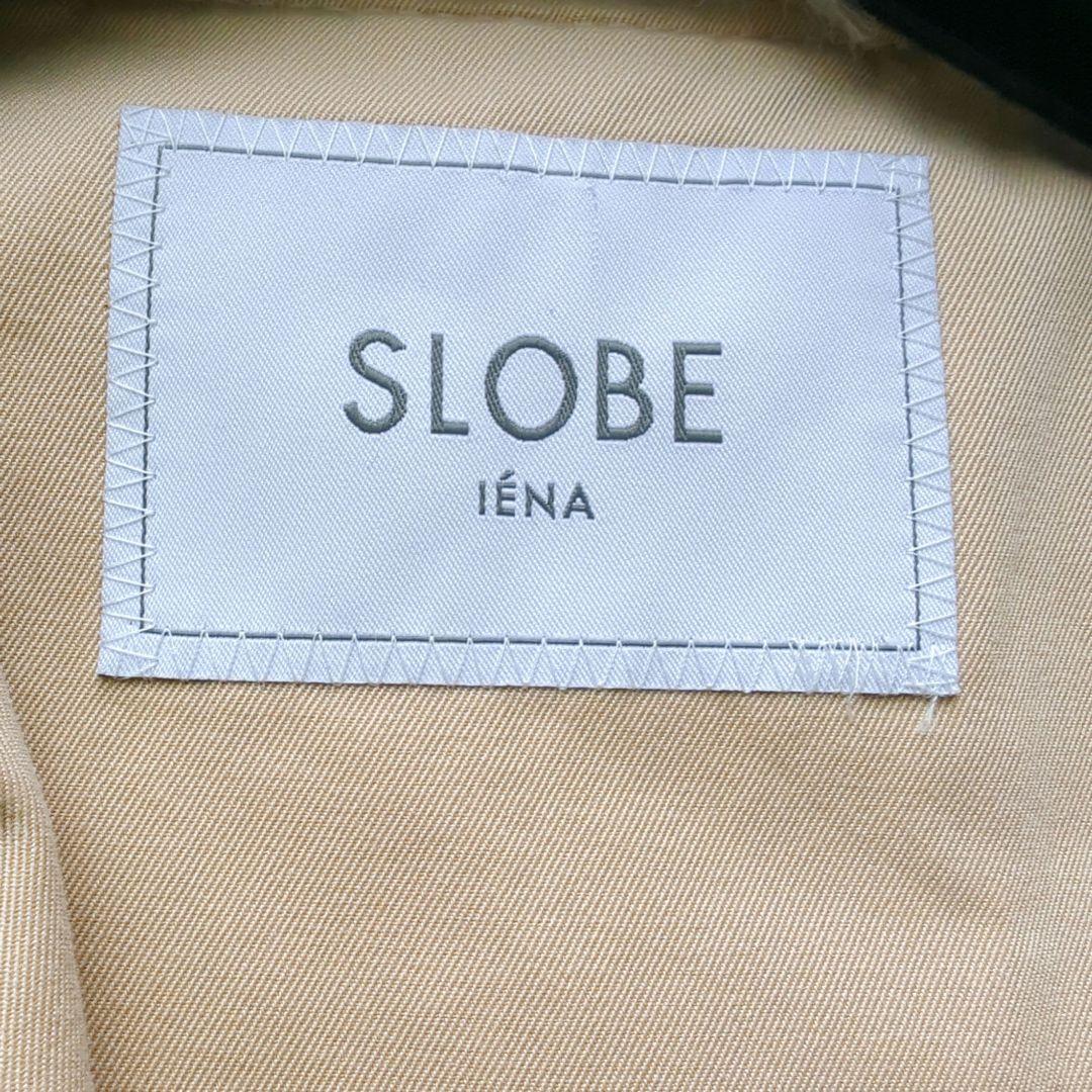 美品✨️スローブイエナ ノーカラー トレンチコート ベルト付 40　L
