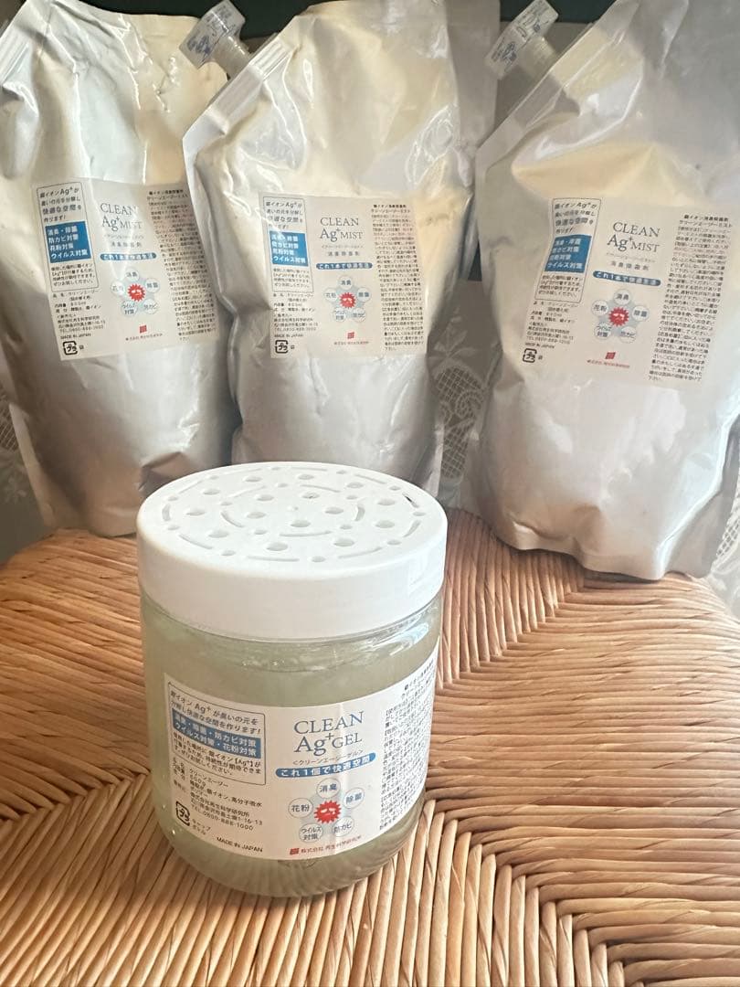 再生科学研究所　CLEAN Ag+ ゲル　除菌消臭剤