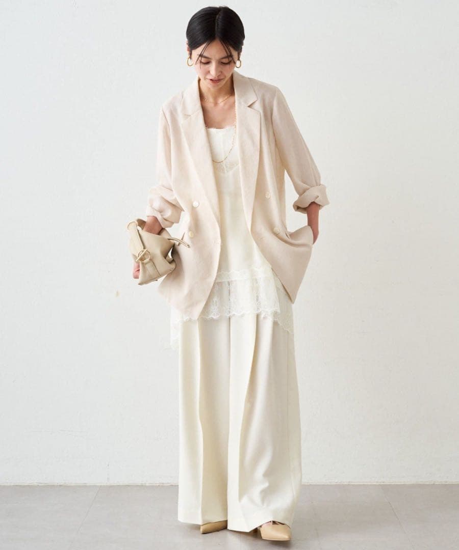 LOUNGEDRESS リネンライクシアージャケット 定価¥23,100