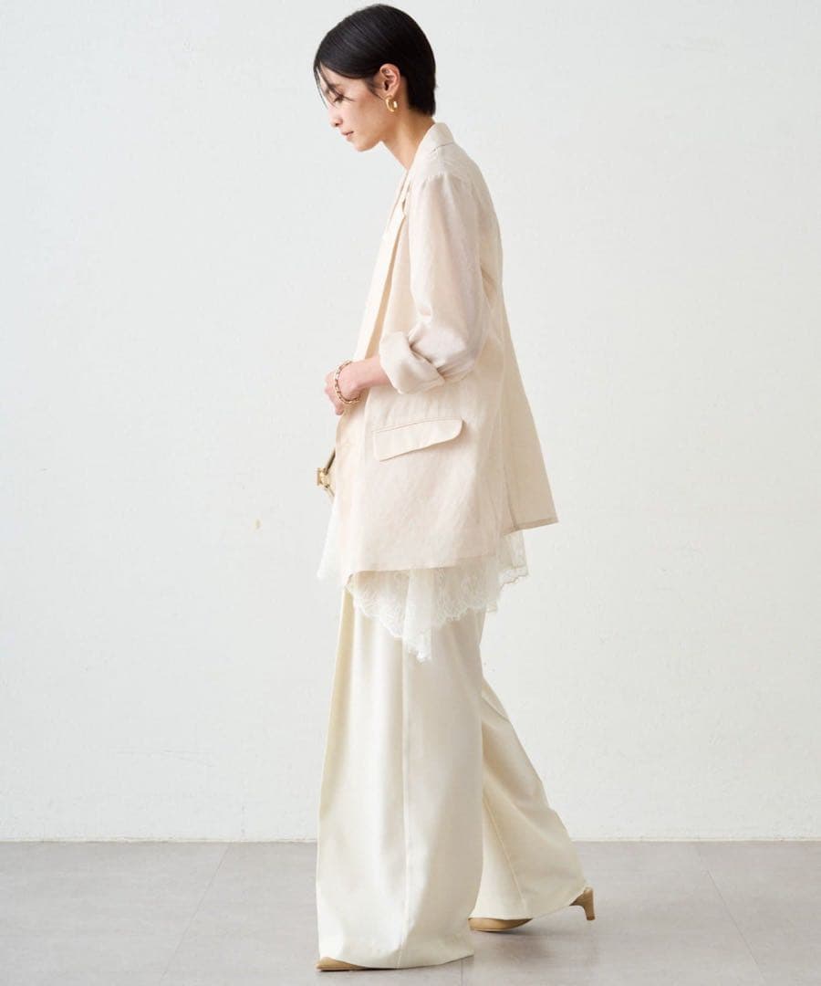 LOUNGEDRESS リネンライクシアージャケット 定価¥23,100
