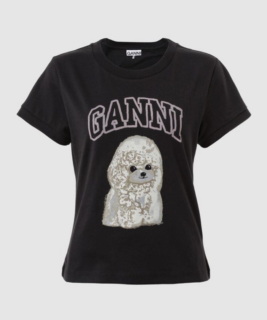 トップス GANNI Basic Cotton Jersey Poodle Baby