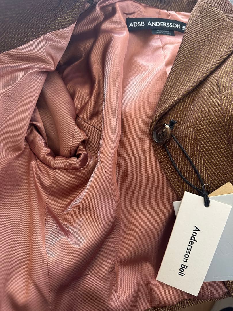 アンダースンベル HANNAH LASER-CUT CROPPED JACKET