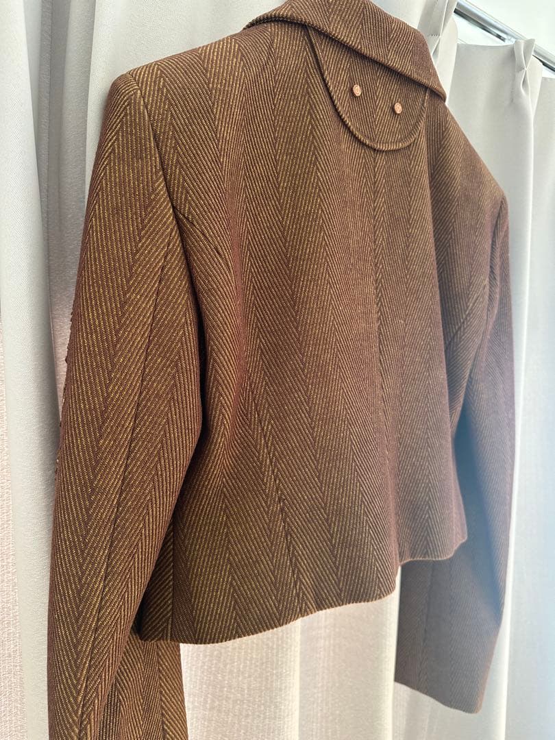 アンダースンベル HANNAH LASER-CUT CROPPED JACKET