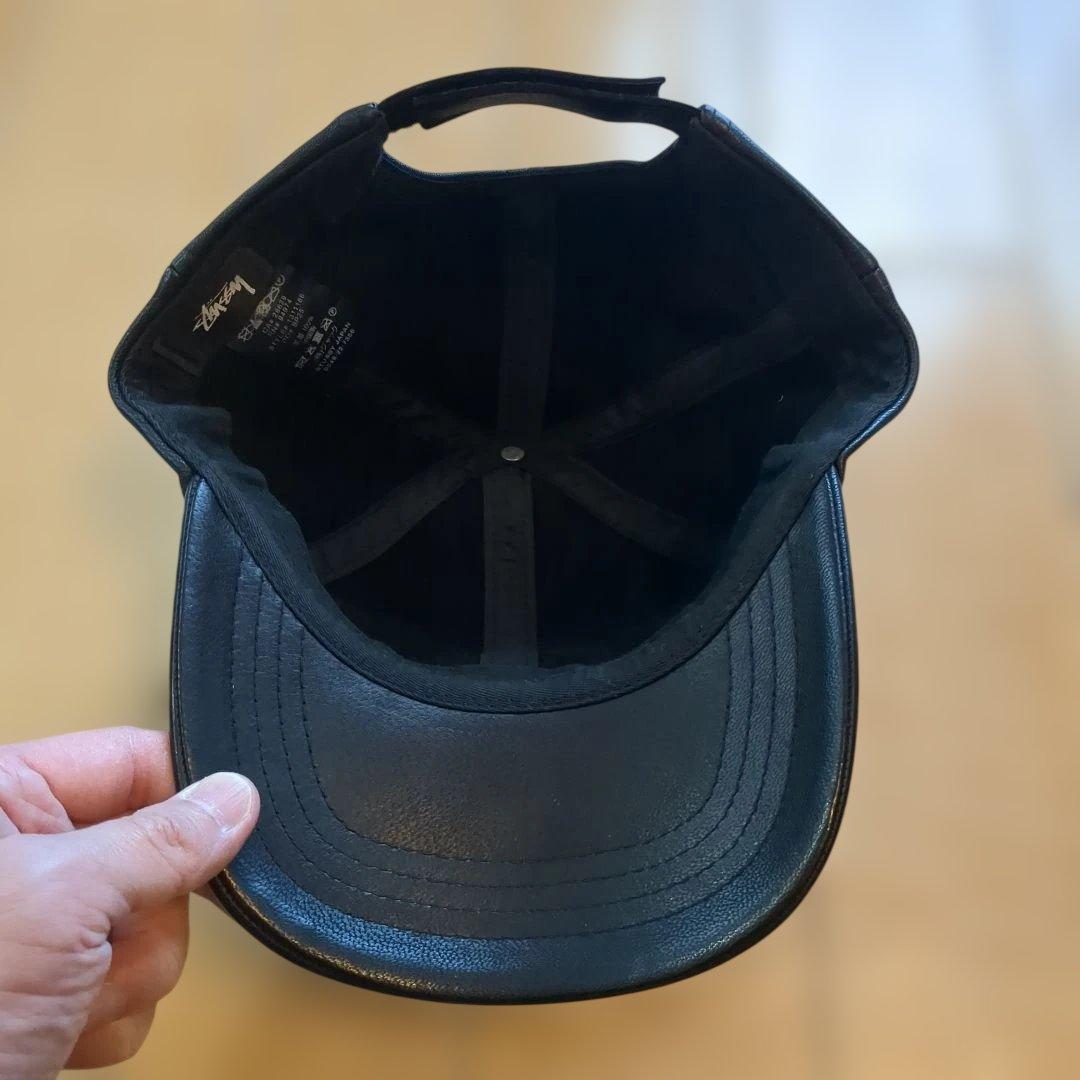 stussy 25ss leather cap ステューシー レザーキャップ