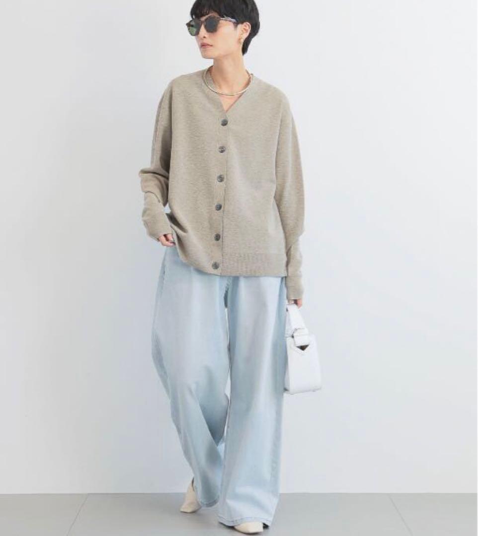 美品♪ドロストワイドカットデニム ♪ペールブルー♪『VERY』YouTube紹介