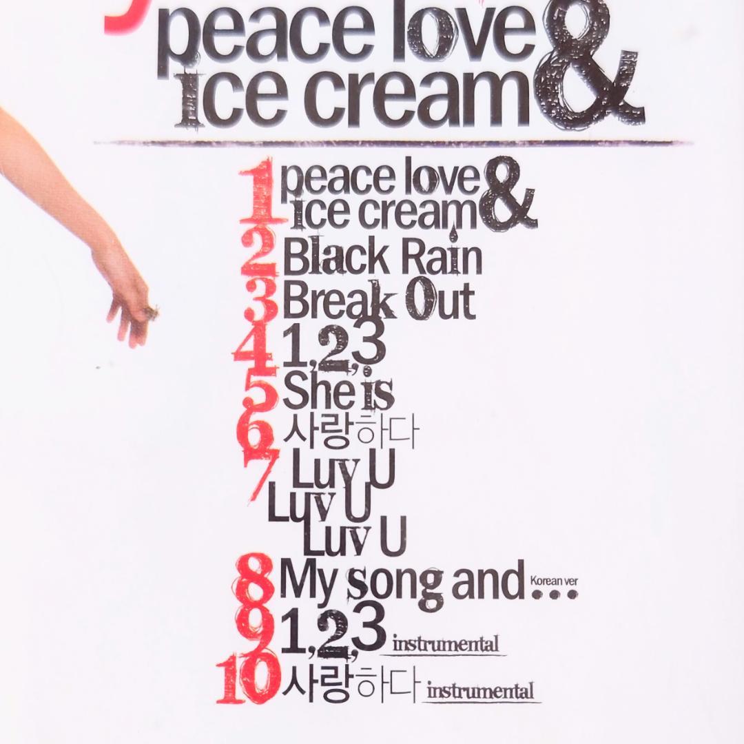 韓国CD YOUNHA ユンナ 3集 Peace Love&Ice Cream