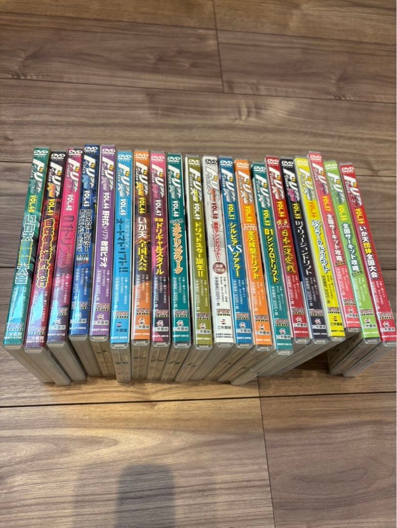 本日のみセール中！ドリフト天国　DVD 59枚セット