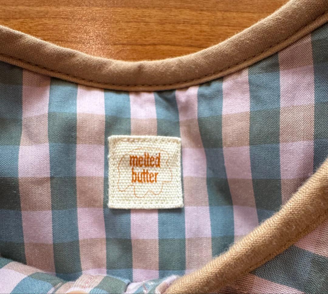 【MELTED BUTTER】Quilt dress coat 12-18m