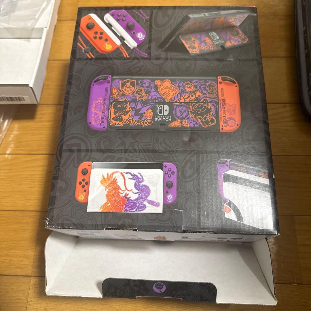 Switch Nintendo Switch 有機ELモデル スカーレット・バ…