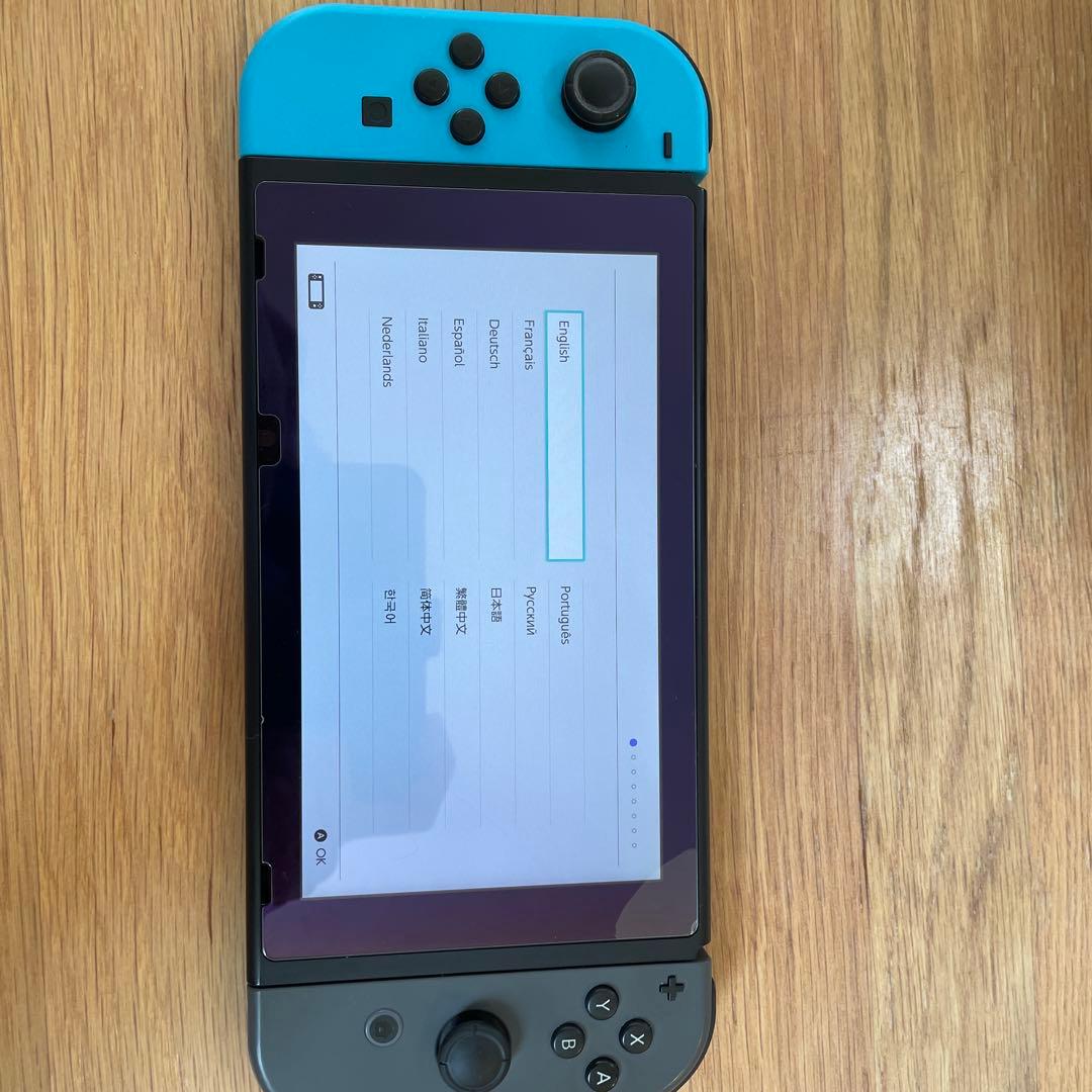 Nintendo Switch 本体 青/黒 付属品完備
