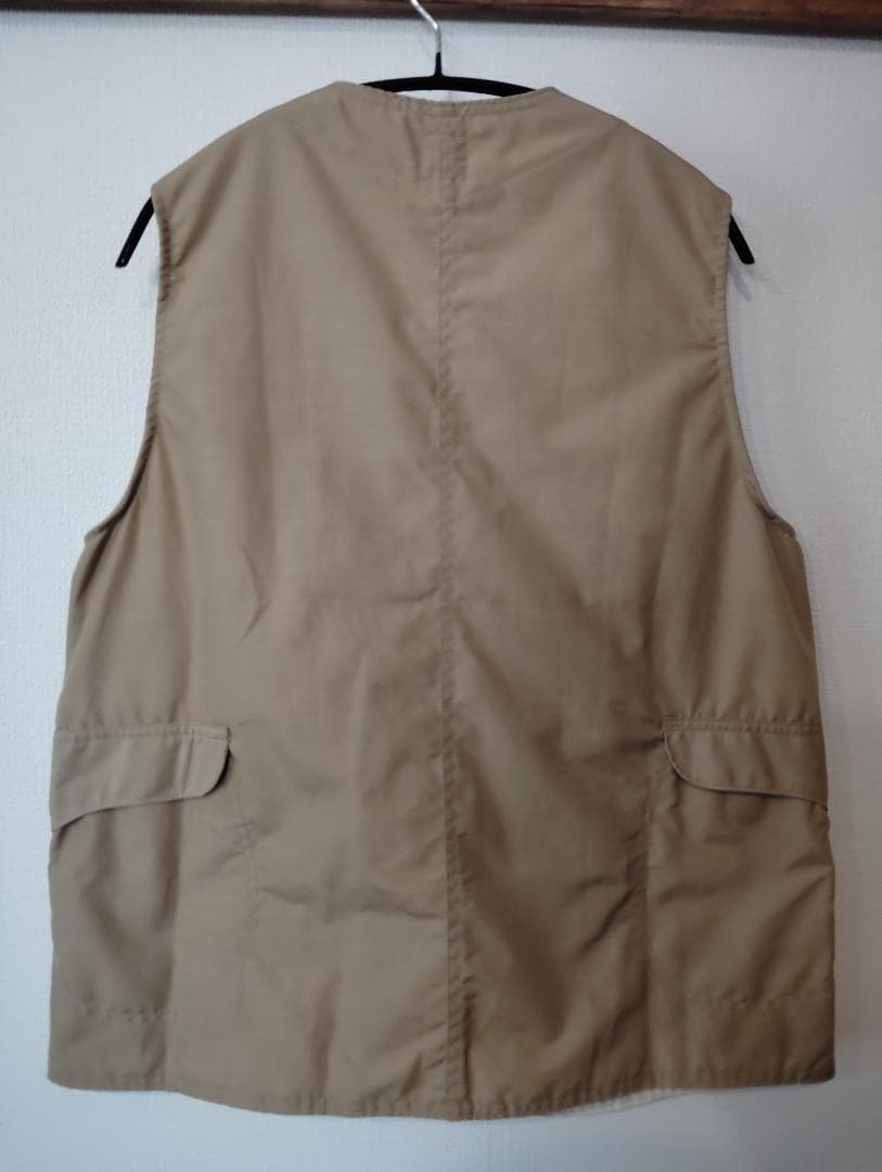 ポストオーバーオールズ　POST O'ALLS ベージュ ベスト Mサイズ