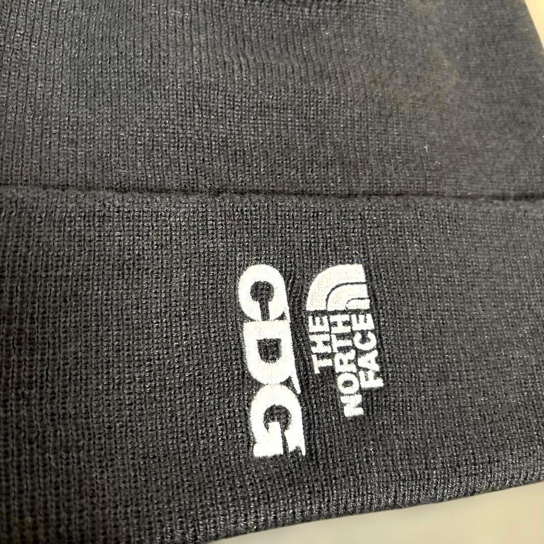限定！26年2月！The North Face x CDG ニット帽黒ギャルソン