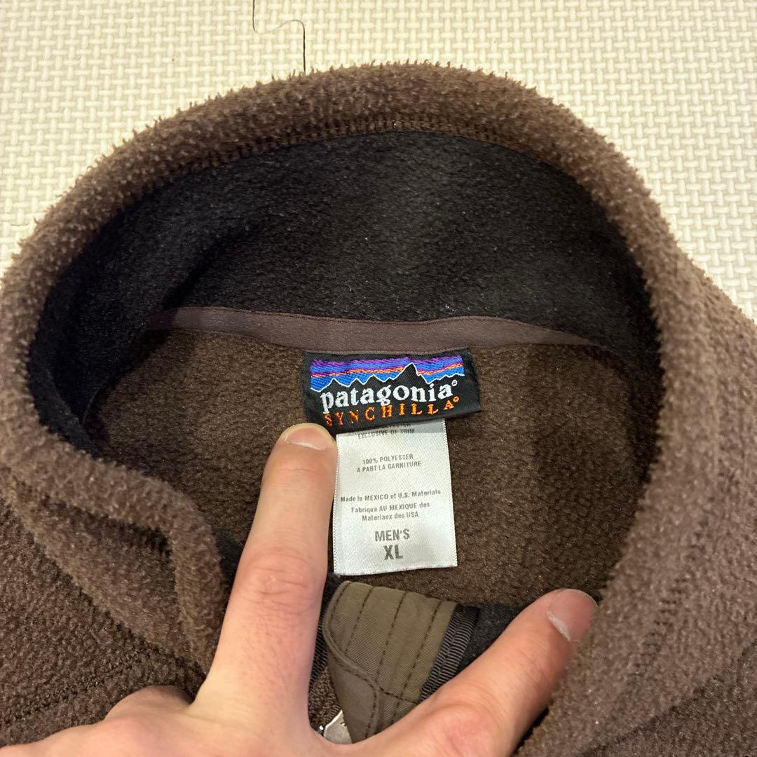 08年製　patagonia シンチラフリースベスト　ブラウン　XL パタゴニア