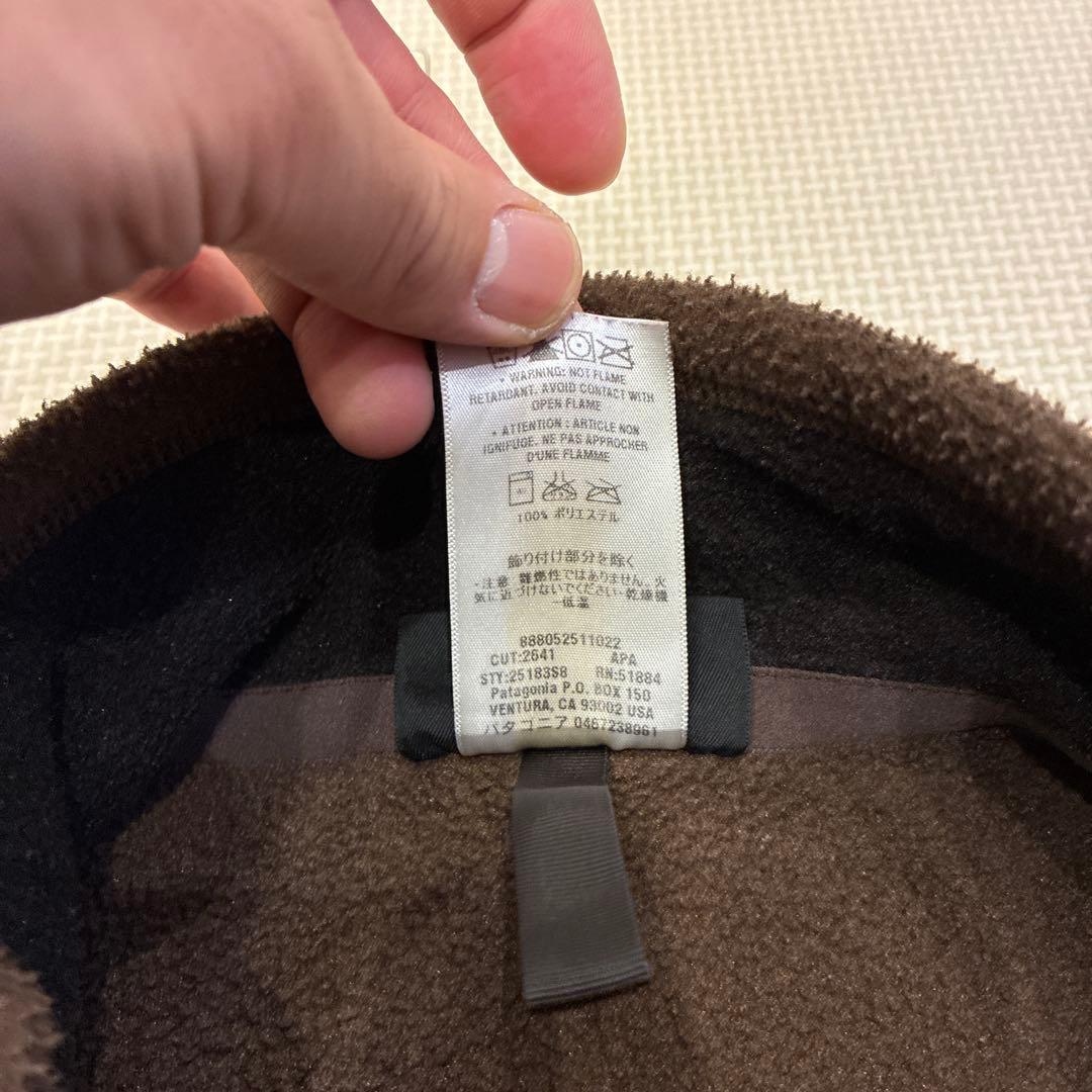 08年製　patagonia シンチラフリースベスト　ブラウン　XL パタゴニア