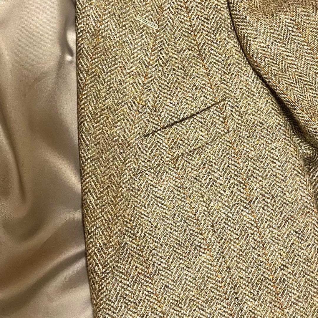 ★美品★ テーラードジャケット　ジャケット　英国老舗　ツイード　ヘリンボーン　M